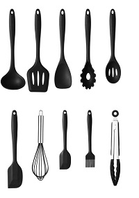 Add a review for: Ten-Piece Silicone Kitchen Utensil Set