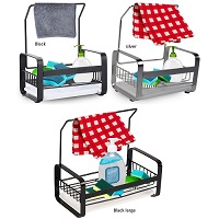 Add a review for: High-Quality Kitchen Sink Caddy Sponge Liquid Holder Organiser Stainless Steel