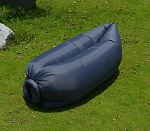 Inflatable Lazy Air Bed Lounger Couch Chair Sofa Bag Hangout Camping Beach Bean 