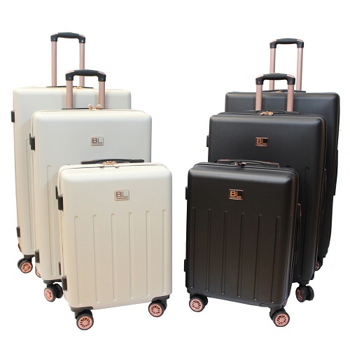 Lightweight Hard Shell ABS Poly-carbonate Suitcase 360 Degree Spinning Wheels