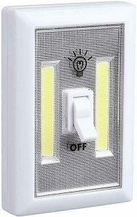 Add a review for: LED Light Switch with Batteries Under Cabinet Shelf Closet Nightlight Kitchen
