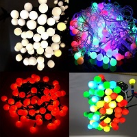 200 Berry Christmas LED Fairy String Lights Battery Operated Timer Indoor Outdoor 8F