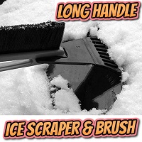 Add a review for: Long Handle Ice Scraper Windscreen Frost Window Snow Car Van De Icer Windshield