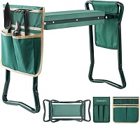 Add a review for: Garden Kneeler with Handles,2-in-1 Soft Foam Kneeling Pad, Portable Kneeler Seat With Two Sides Removable Tool Pouch,Folding Padded Garden Kneeler,Lightweight Gardening Stool Bench for Gardening