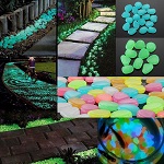 Add a review for: 100pc Glow In The Dark Pebble Stones Luminous Garden Walkway Flower Bed Shiny