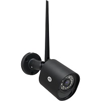 Motorola Focus 72 Connect Outdoor HD Wi-Fi Smart Home Monitoring Camera Black