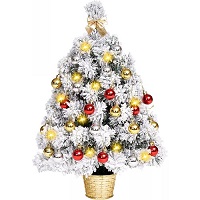 Add a review for: WHITE -Artificial Mini Christmas Tree 20