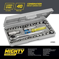 Add a review for: Mighty Tools 40pc Professional Socket Driver Set 1/4