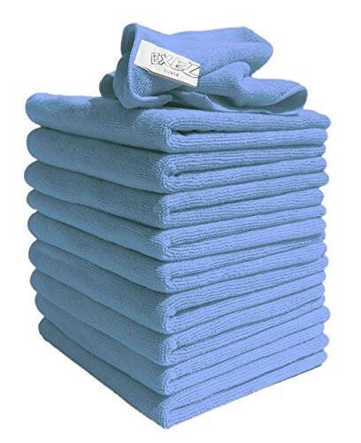 10x Large Microfibre Detailing Soft Cloths Wash Clean Car Cleaner Duster Towel 