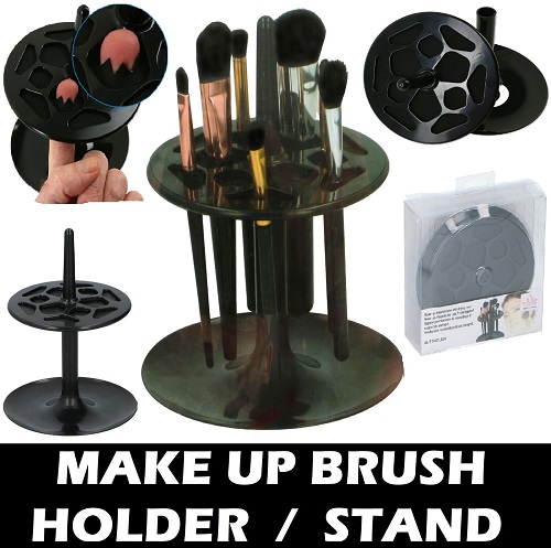 Make Up Brush Holder Stand Dryer Box Organiser Rack Pot Carousel Storage Paint