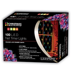 100 LED Garden Net Lights - Perfect for fences