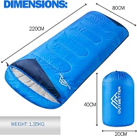 Add a review for: Sleeping Bags for Adults 3 Season Backpacking Lightweight Waterproof Cold Weather Sleeping Bag for Kids Warm Camping Hiking Outdoor Travel Hunting with Compression Bags