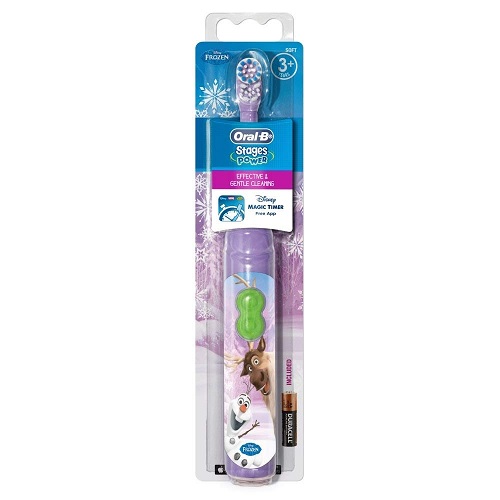 Oral-B Stages Power Kids Battery Toothbrush Kids 3+ Years Disney FROZEN The Frozen + Magic Timer 
