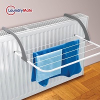 Add a review for: Over Radiator Airer Clothes Washing Drying Indoor Rack Adjustable Rail Dryer