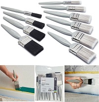 Add a review for: Harris Essentials Walls & Ceilings Gloss Paint Brushes Emulsion Wood Work 10PK