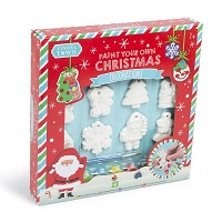 Add a review for: Paint Your Own Christmas Decorations Kids Craft Arts Tinsel Town Clay Glitter