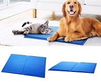 Add a review for: Pet Dog Cat Cooling Gel Mat Bed Summer Heat Relief Non Toxic Cushion Pad 45x60cm