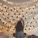 Add a review for: 10/36/40 Photo Window Hanging Peg Clips LED String Lights Home Party Fairy Decor