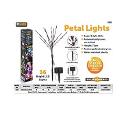 Add a review for: Solar Powered Petal lights Multicoloured 