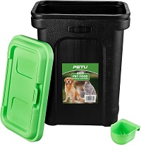 Add a review for: 30L Large Pet Food Storage Container, Pet Storage Bin With Food Scoop & Air Tight Seal, Top Flip Bin Lid Plastic Dry Storage Container,Birds Pet Dog Cat Animal Dry Feed Seed Storage Bin Box