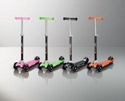 Add a review for: iScoot Pro v2 Tilt Kickboard Mini T-Bar 3 Wheel Kids Scooter Bobbi Board Folding 