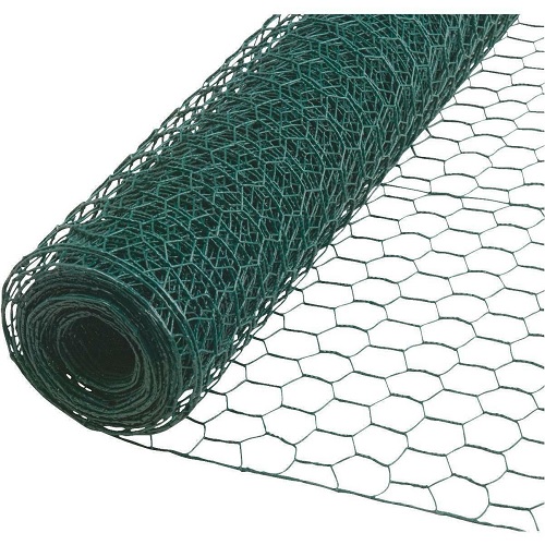 PVC Coated Galvanised Chicken Wire Rabbit Mesh Fencing Aviary Fence Netting