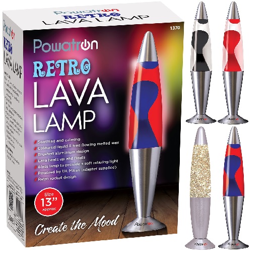 Lava Lamp Light Peaceful Motion Wax Liquid Relaxation Xmas Gift