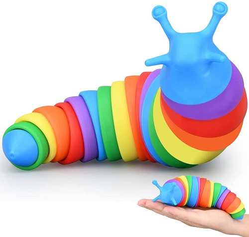 Rainbow Slug Puzzle Fidget Toy 
