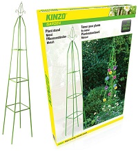 Add a review for: Garden Obelisk Outdoor Trellis Climbing Arch Support Frame Plant Roses Pyramid