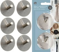 Add a review for: Stainless Steel Self Adhesive Stick On Wall Hanger Hooks Door Kitchen Bathroom 1