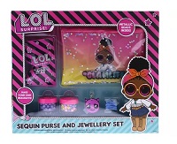 Add a review for: LOL Sequin Purse And Jewellery Set ' Glam Life '
