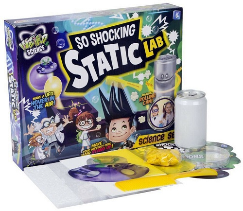 Weird Science So Shocking Static Science Lab Set Fun Experiments Activity Game