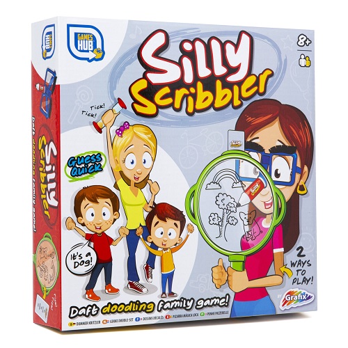 Silly Scribbler Pencil On Nose Drawing Game Guess Draw Picture