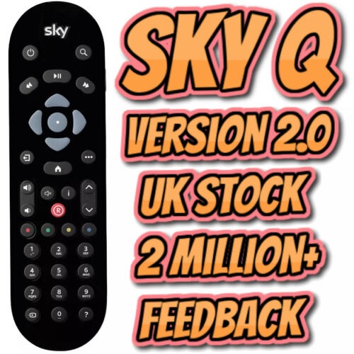 Sky Q Replacement Remote Control Infrared IR Non-Touch UK Stock Quick Delivery