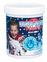 Add a review for: 100g Tub of Instant Artificial Pretend Fake Snow Decoration - Makes 8 Litres