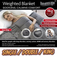 Add a review for: Weighted Blanket Gravity Sensory Sleep Reduce Anxiety Bed Sofa Cotton Glass Bead