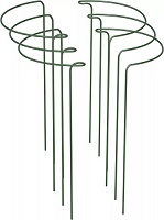 Add a review for: 6 Pack Plant Support Stakes 2544cm Metal Plant Supports Ring Cage
