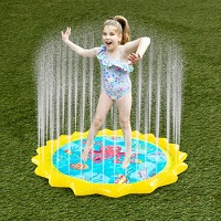 Add a review for: Sprinkle Splash Play Mat Pool Water Pad 67 Summer Inflatable Garden Swimming