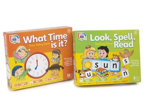 Learning Games Time & Spelling