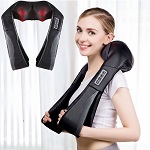 Add a review for: Shiatsu Neck Shoulder Massager Deep Kneading Tissue Massage Muscles Pain Relief
