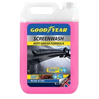 Goodyear 5 Litre Car Windscreen Wash Anti-Smear Screen Wash Windshield Cherry