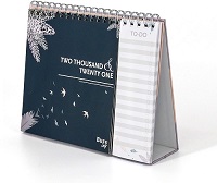 Add a review for: BusyInk Desk Calendar 2021. Freestanding with Tear Off to-Do Lists. 