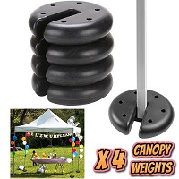 Add a review for: 0243 Round Canopy Tent Leg Weights Secure Anchor Gazebo Camping Outdoor Market Stalls