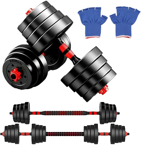 30Kg Dumbbells Weights Set Barbell/Dumbells Gym Kit Body Building Weight Set