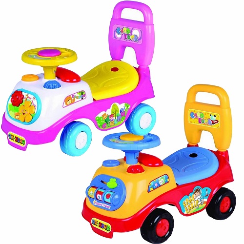My First Ride On Kids Toy Car Boys Girls Push Along Toddler Infants Walker Trike