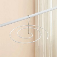 Add a review for: Vivo Technologies 2 Pack Blanket Hangers,Spiral Shaped Sheet Hangers Stainless Steel Blanket Hanger, Round Drying Rack for Sheets Bedspreads Tablecloths Dryer Hanger Space Saving White