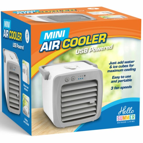 Mini Air Cooler Fan Portable Conditioner Humidifier Purifier USB Room Cooling 