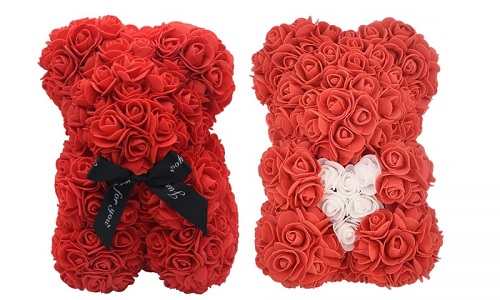 Valentines Day Gift Packed Rose Bear 