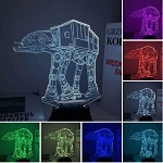 Add a review for: Imperial LED 3D Illuminated Illusion Light Sculpture Desk Lamp Night USB