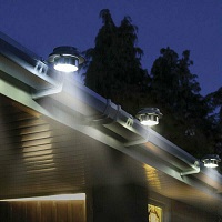 Add a review for: Solar Powered Led Gutter Door Wall Fence Lights Outdoor Garden Roof Security
